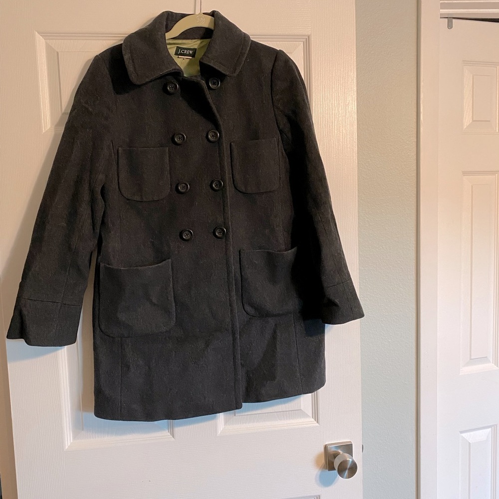 [J.Crew] Pea Coat. Dark grey. Sz.6